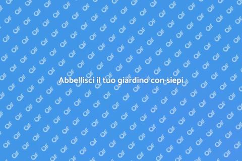 Siepe artificiale di qualità per esterni