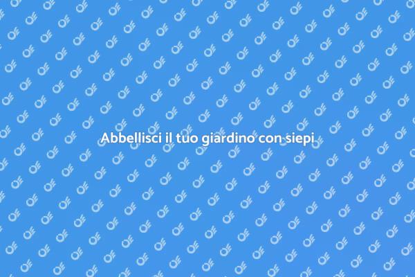 Trasforma il tuo spazio con siepi artificiali