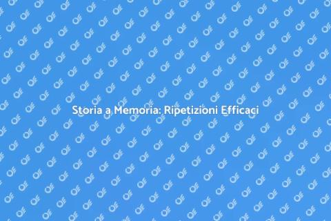 Ripetizioni di Storia: Impara e Ricorda
