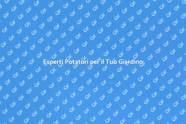 Potatore: Cura il Tuo Giardino