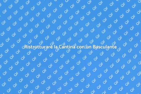 Portone Basculante per la Cantina