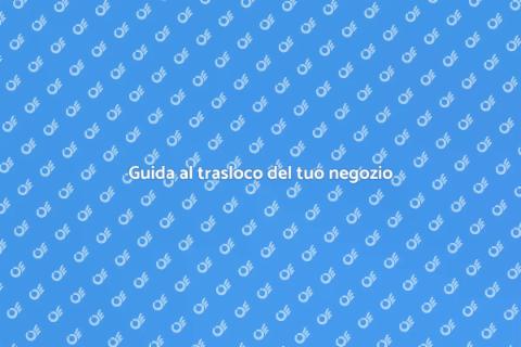 Traslocare in un nuovo negozio