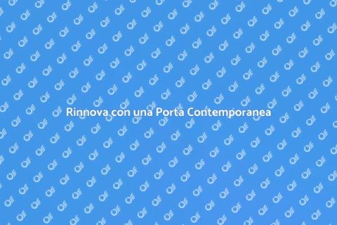 Porta in Stile Contemporaneo