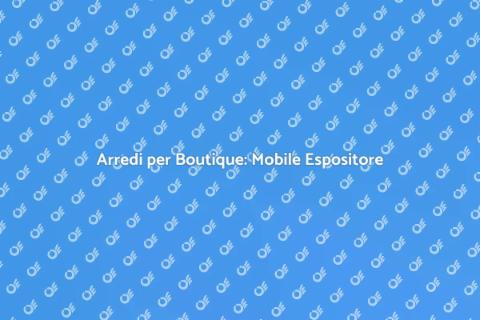 Mobile Espositore per Boutique Elegante