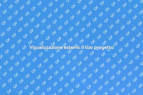Rendering per esterni di alta qualità