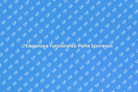 Porta in Legno Scorrevole per Esterno