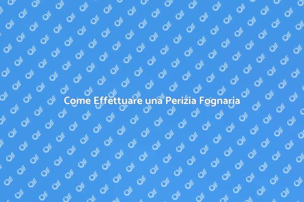 Perizia Fognaria: Importanza e Procedure