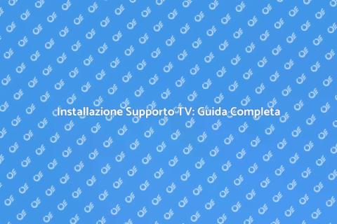 Supporto TV a Soffitto: Installazione