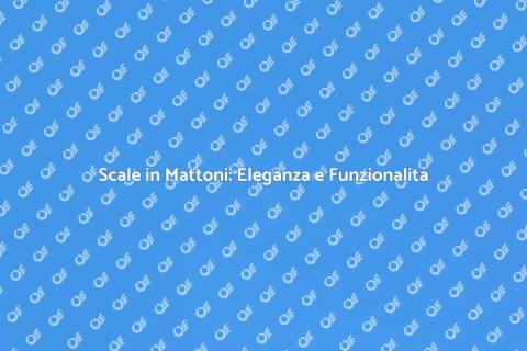 Scale in Mattoni: Design e Stile