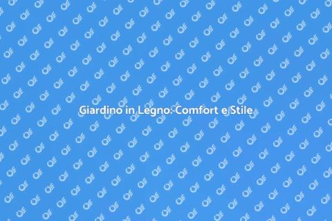 Set da Giardino in Legno con Parasole
