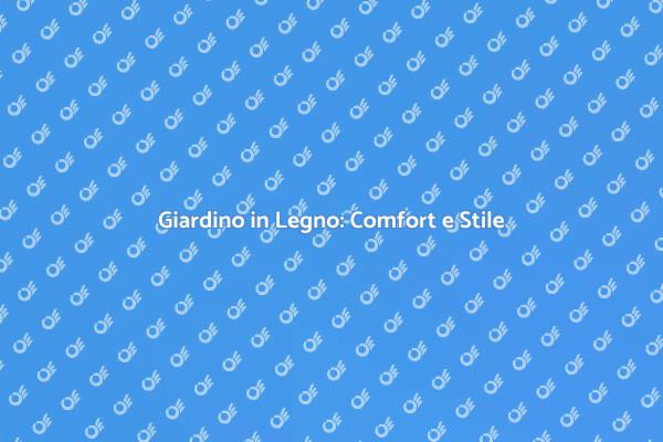 Trasforma il Tuo Giardino con Stile