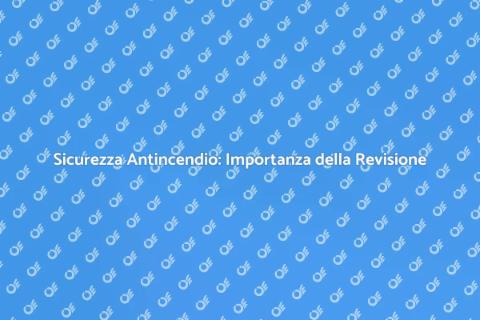 Revisione Sistemi Antincendio Essenziale