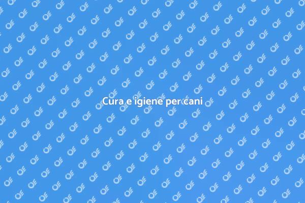 Lavaggio e spazzolatura per cani