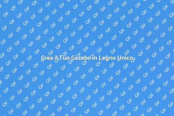 Trasforma il Tuo Giardino con un Gazebo