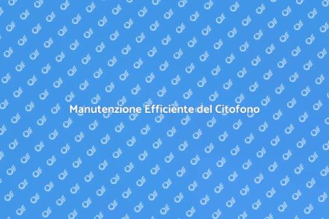 Manutenzione Citofono Condominiale