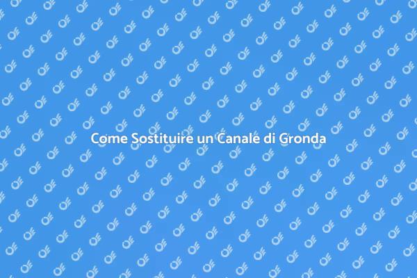 Guida alla Sostituzione del Canale di Gronda