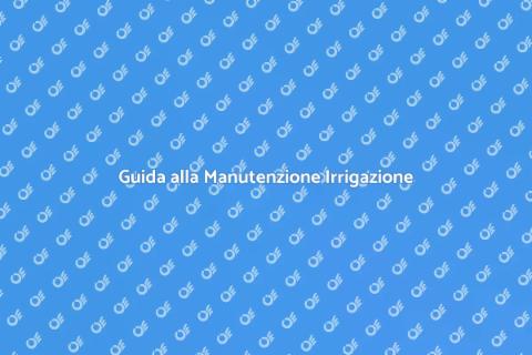 Manutenzione Sistema Irrigazione Efficace