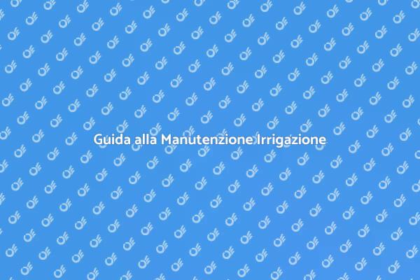Manutenzione Irrigazione per Giardini Sani