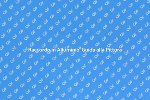 Dipingere Raccordo in Alluminio