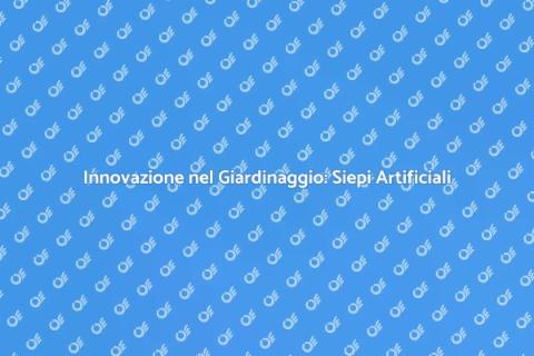 Siepe Artificiale Personalizzabile