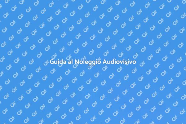 Apparecchiature Audiovisive per Eventi