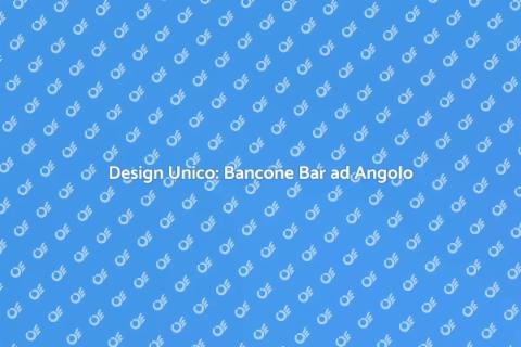 Bancone Bar ad Angolo Personalizzato