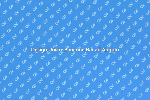Il Tuo Bancone Bar su Misura