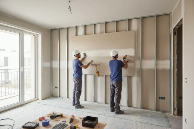 Installare di pareti in cartongesso