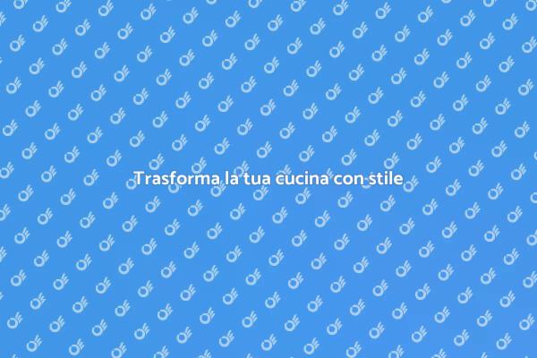Ristrutturazione completa della cucina
