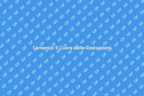 Cemento: Fondamentale per le Costruzioni