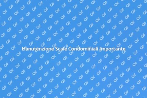 Pulizia Scale Condominiali Essenziale