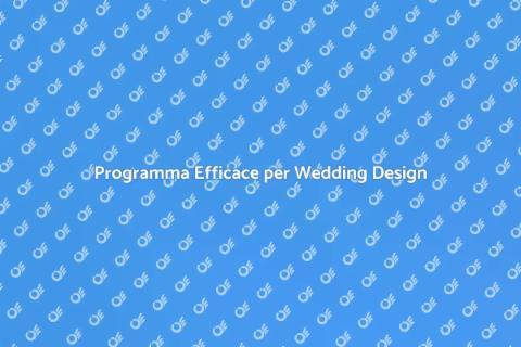 Il Miglior Programma per Wedding Design