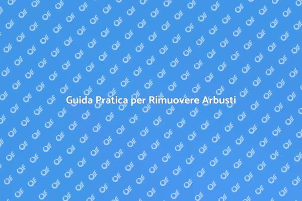 Come Rimuovere Arbusti dal Giardino