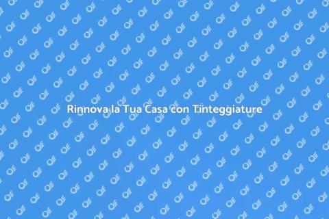 Tinteggiare Esternamente una Casa