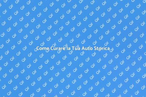 Manutenzione Auto Storica: Guida Pratica