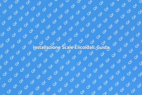Scale Elicoidali: Funzionalità ed Eleganza