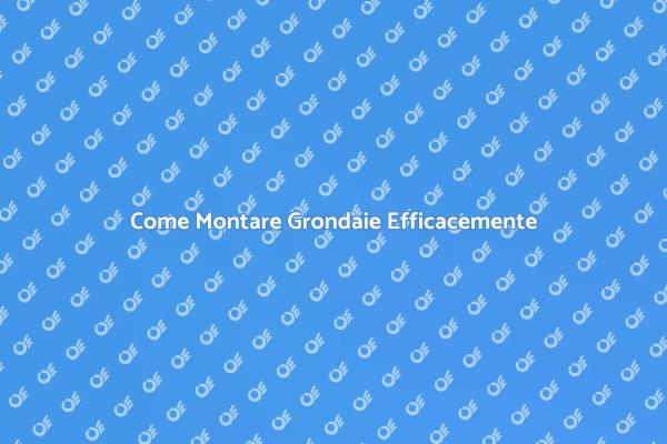 Installazione Grondaie: Passo Dopo Passo