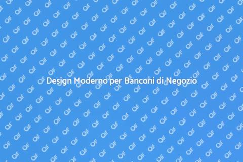 Bancone Elegante per Negozio Moderno