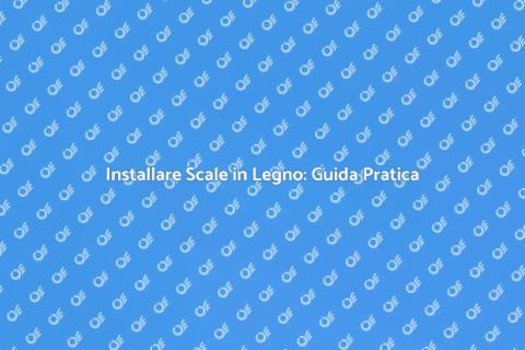 Scale in Legno: Installazione e Design