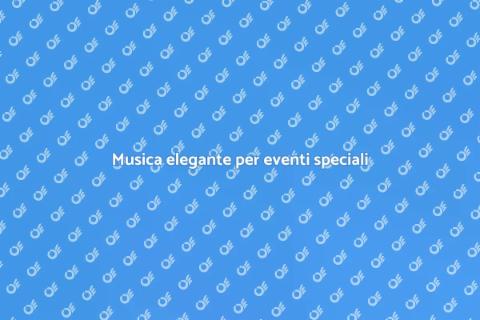 Ensemble strumentale per eventi eleganti