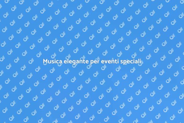 Trasforma il tuo evento con la musica
