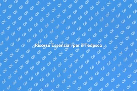 Materiali per Imparare il Tedesco