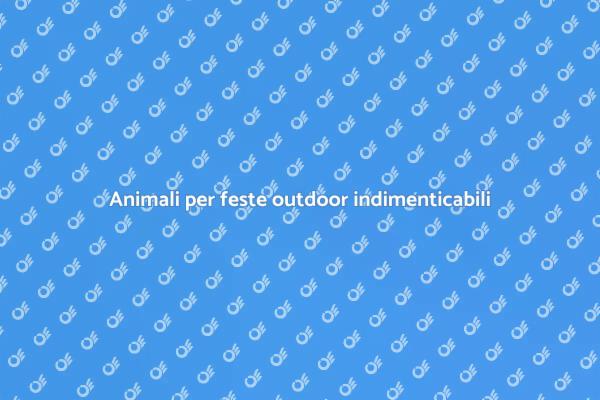 Affitta animali per feste indimenticabili