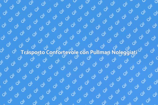 Servizi Navetta: Noleggio Pullman Efficiente