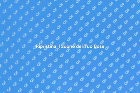 Riparazione Sistemi Audio Bose