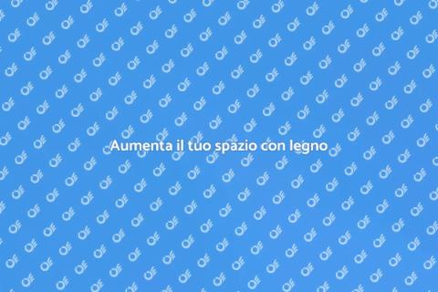 Estensione in legno per ampliare casa