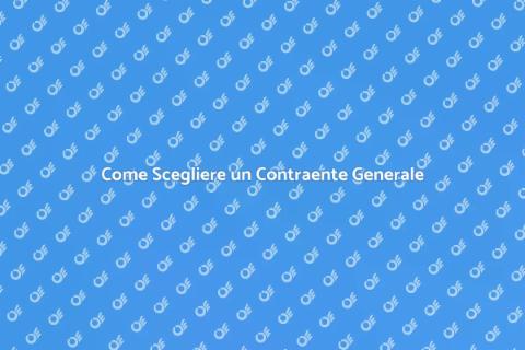 Assumere un Contraente Generale