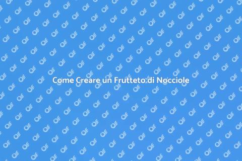 Frutteto di Nocciole: Guida Sostenibile