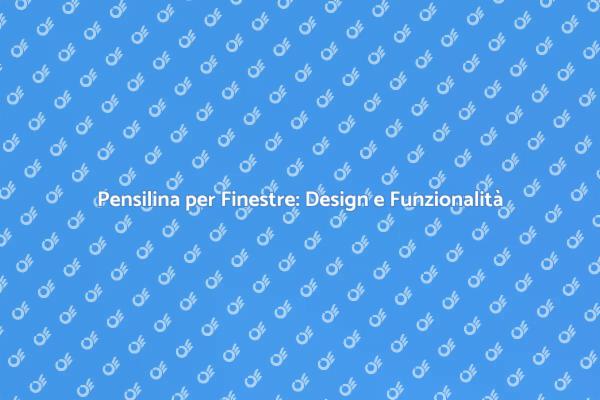 Design Industriale per Finestre