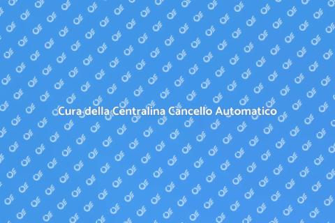 Manutenzione Centralina Cancello Automatico